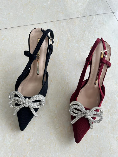 Women Sexy Bow Spring/summer Heel